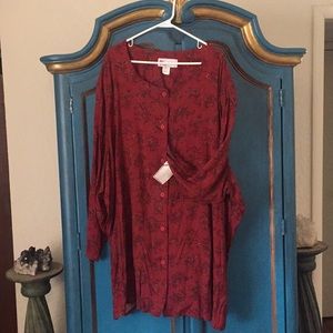 Plus Women’s Tunic Top NWT Size 6x